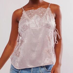 NWOT Free People Intimately Shimmer On Cami
